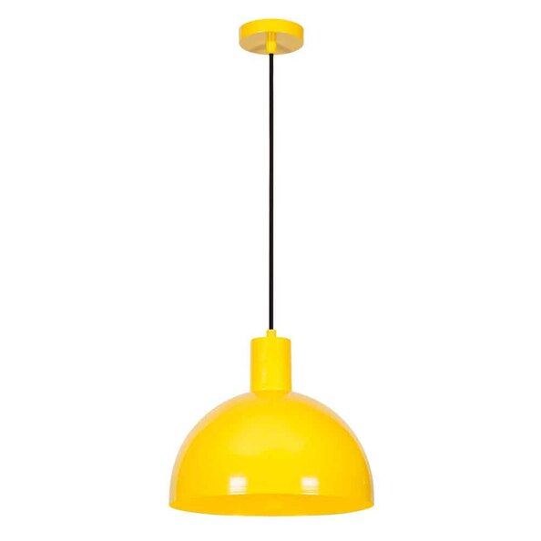 Sivani Metal Ceiling Pendant Light in Yellow