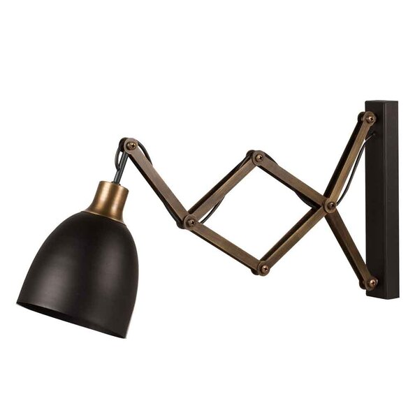 Sivani Metal Wall Lamp in Black and Vintage