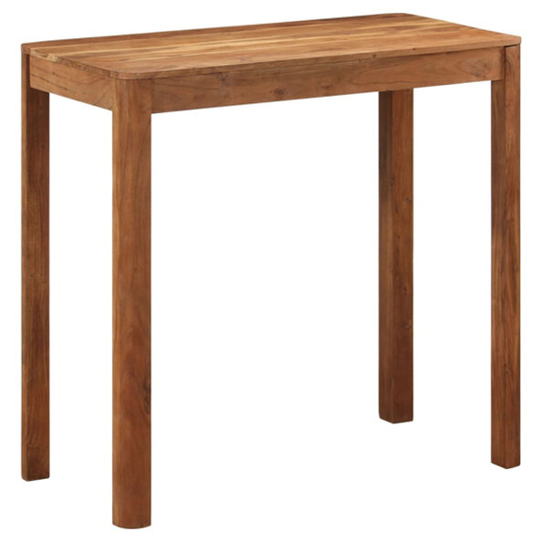 Soleil Solid Wooden Bar Table In Sheesham