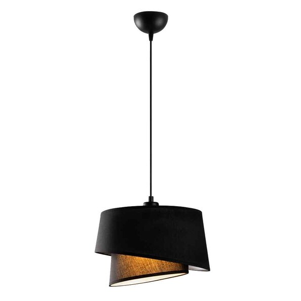 Stage Small Loop Metal Ceiling Pendant Light in Black
