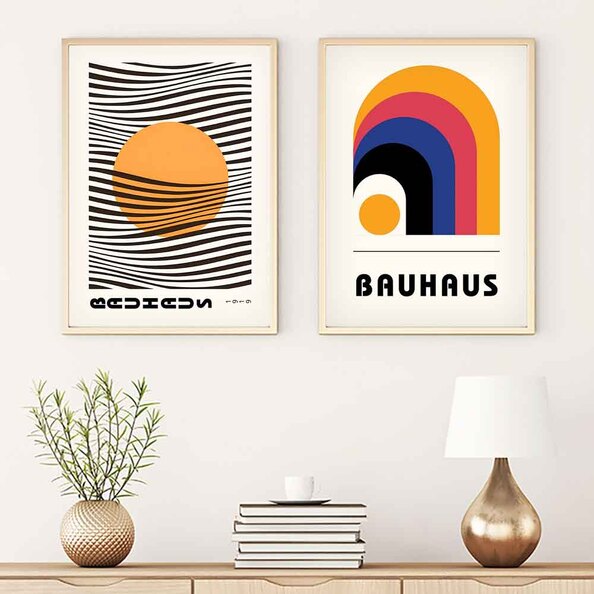 Stillform Wooden 30x40cm Decorative Wall Frame Set in Multicolour