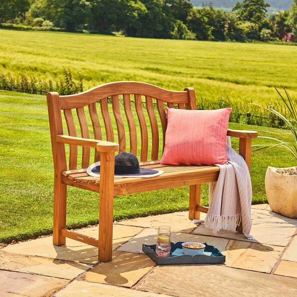 Sundara Outdoor Wooden Seating Bench 4Ft in Natural