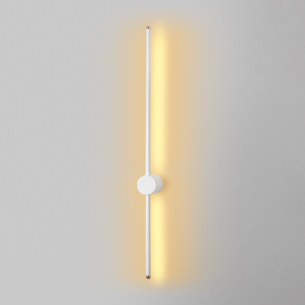 Sword Large Metal Wall Light in White