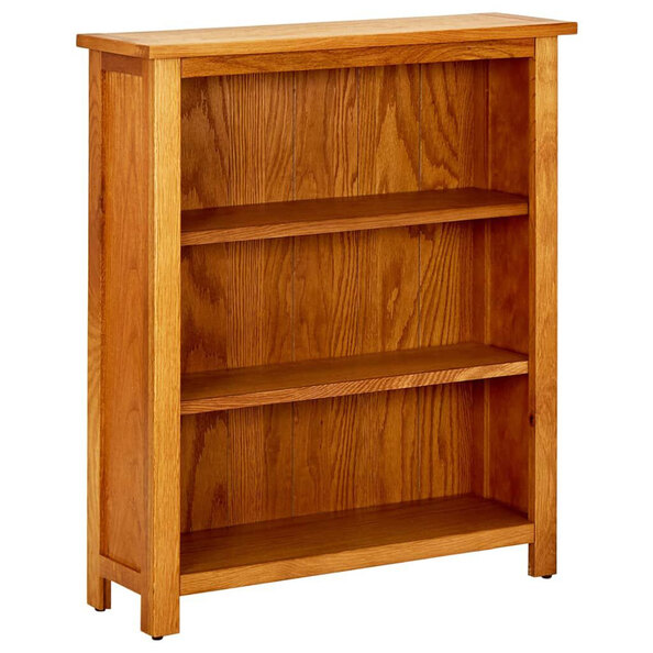 Syracuse Wooden Bookcase With 3 Shelves - Brown