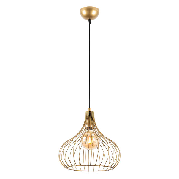 Teldamla Metal Ceiling Pendant Light in Gold