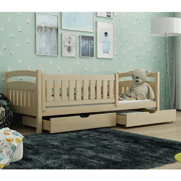 Tracy Wooden Day Bed With Bonnell Mattresses In Pine