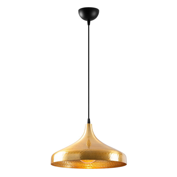 Trendline Metal Ceiling Pendant Light in Gold and Black