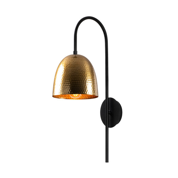 Trendline Metal Wall Light in Black and Vintage
