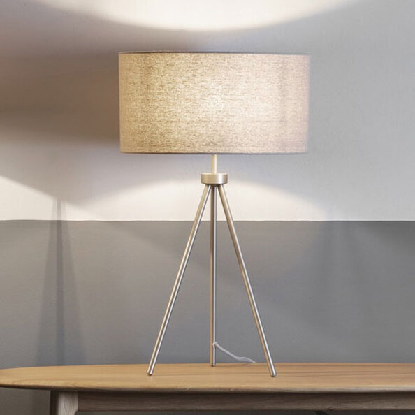 Tri Table Lamp In Gold