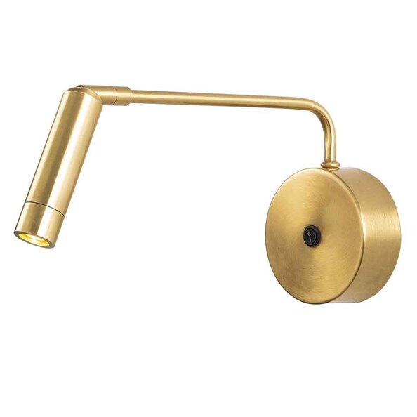 Ugur Metal Wall Lamp in Yellow and Black