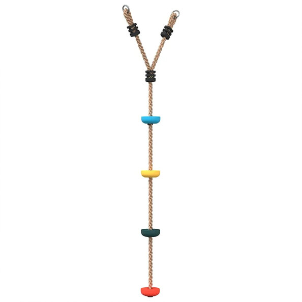 Vineland Wooden Kids Disc Rope Swing In Multicolour