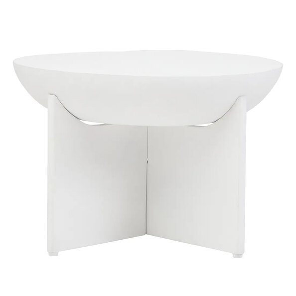 Walhalla Wooden Round Coffee Table In White