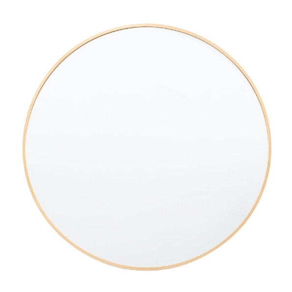 Yareli Round Wall Mirror In Gold Frame