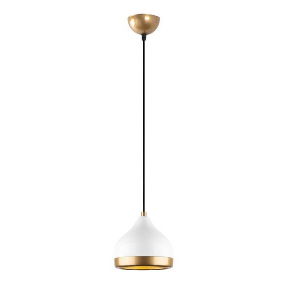 Yildo Metal Ceiling Pendant Light in White and Gold