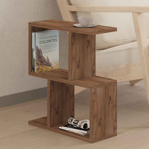zet Wooden Side Table in Atlantic Pine