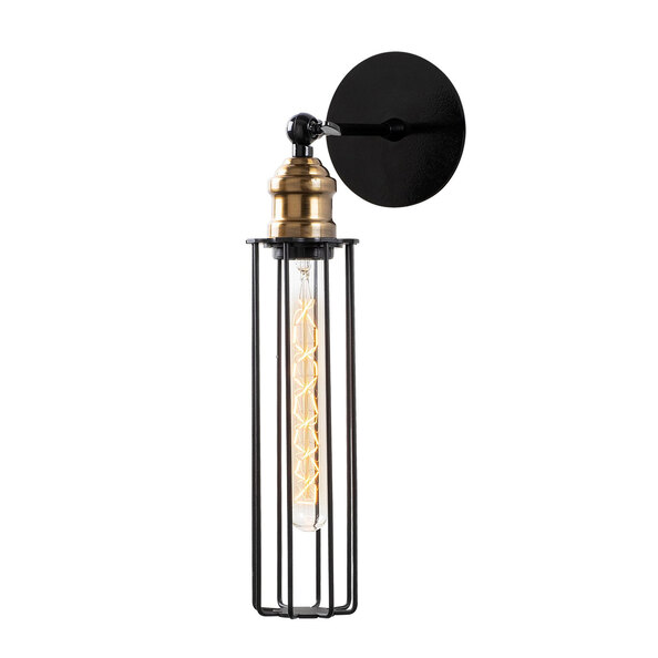 Zumra Metal Wall Light in Black