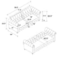 Flex Velvet Sofa Bed With Wooden Legs In Grey