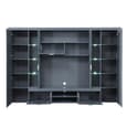 Roma Entertainment Unit Grey With High Gloss Fronts And LED