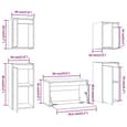 Akiva Wall Hung Solid Pinewood Entertainment Unit In Honey Brown