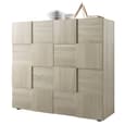 Aleta Wooden Highboard With 2 Doors In Sonoma Oak