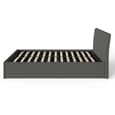 Alfreton Fabric Ottoman Storage Double Bed In Grey