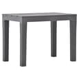 Aliza Plastic Garden Dining Table With 2 Benches In Brown