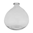 Allston Glass Round Decorative Vase In Smoke
