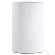 Allegan Large Porcelain Face Design Table Lamp In White
