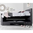 Alton Fabric Ottoman Storage Double TV Bed In Slate
