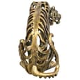 Alton Resin Hollow Tiger Sculpture In gold