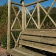 Annan Wooden Garden Apex Arbour In Natural