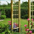 Annan Wooden Garden Round Arch In Natural