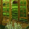 Annan Wooden Garden Square Arch In Natural
