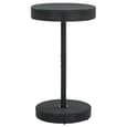 Anya Large Poly Rattan Bar Table With 4 Avyanna Chairs In Black