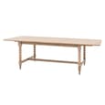 Arta Wooden Extending Rectangular Dining Table In Natural Furniture
