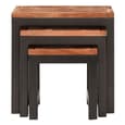 Artok Wooden Nest Of 3 Tables In Natural
