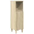 Arvada Wooden 2 Piece Bathroom Furniture Set In Sonoma Oak