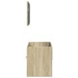 Assago Wooden 2 Piece Bathroom Furniture Set In Sonoma Oak