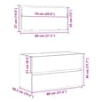 Assago Wooden 2 Piece Bathroom Furniture Set In Sonoma Oak