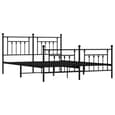Attica Metal Super King Size Bed In Black