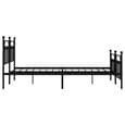 Attica Metal Super King Size Bed In Black