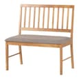 Alcudia Wooden Dining Table With 2 Dining Benches In Oak