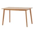 Alcudia Wooden Dining Table With 4 Dining Chairs In Oak