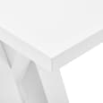 Axara High Gloss Bar Table Rectangular In White