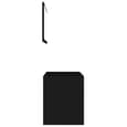 Aztec Wooden 2 Piece Bathroom Furniture Set In Black