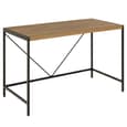 Bagdad Wooden Rectangular Laptop Desk In Rustic Oak