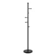 Beaver Metal Coat Hanger With 5 Hooks In Matt Black