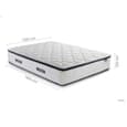 Beloit Fabric Double Mattress In White