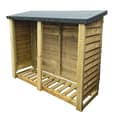 Blackfriars Wooden Garden Log Store In Natural