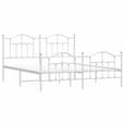 Bolivia Metal Super King Size Bed In White